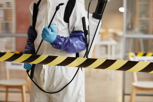 Professional Biohazard Cleanup technician working in Bancroft, NE